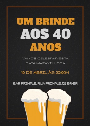 Convite Brinde