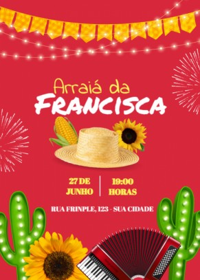 Convite festa junina