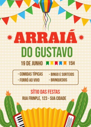 Convite festa junina