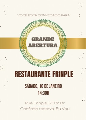 Convite Fita no centro
