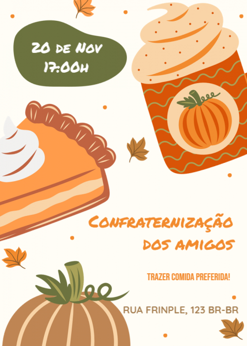  Convite Comidas
