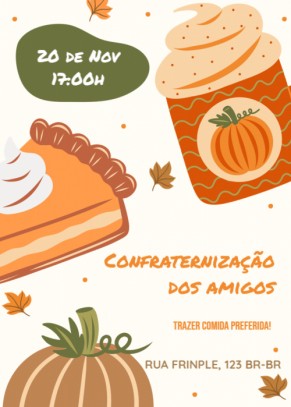  Convite Comidas