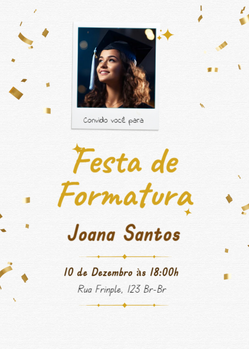  Convite Formatura