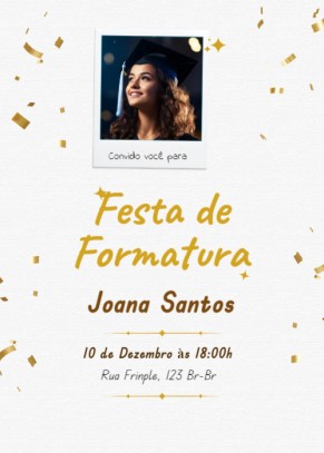  Convite Formatura