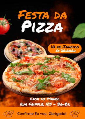 Convite Festa da Pizza