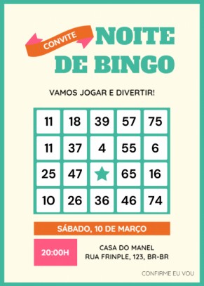  Convite Bingo