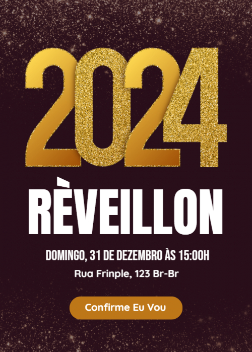 Convite Réveillon 2024